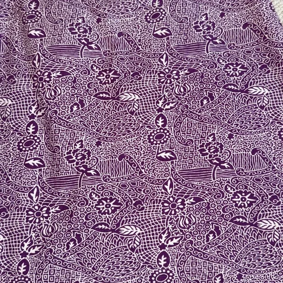 Julia Amory Purple Patterned Women's Gidget Skirt Size medium - Picture 2 of 4